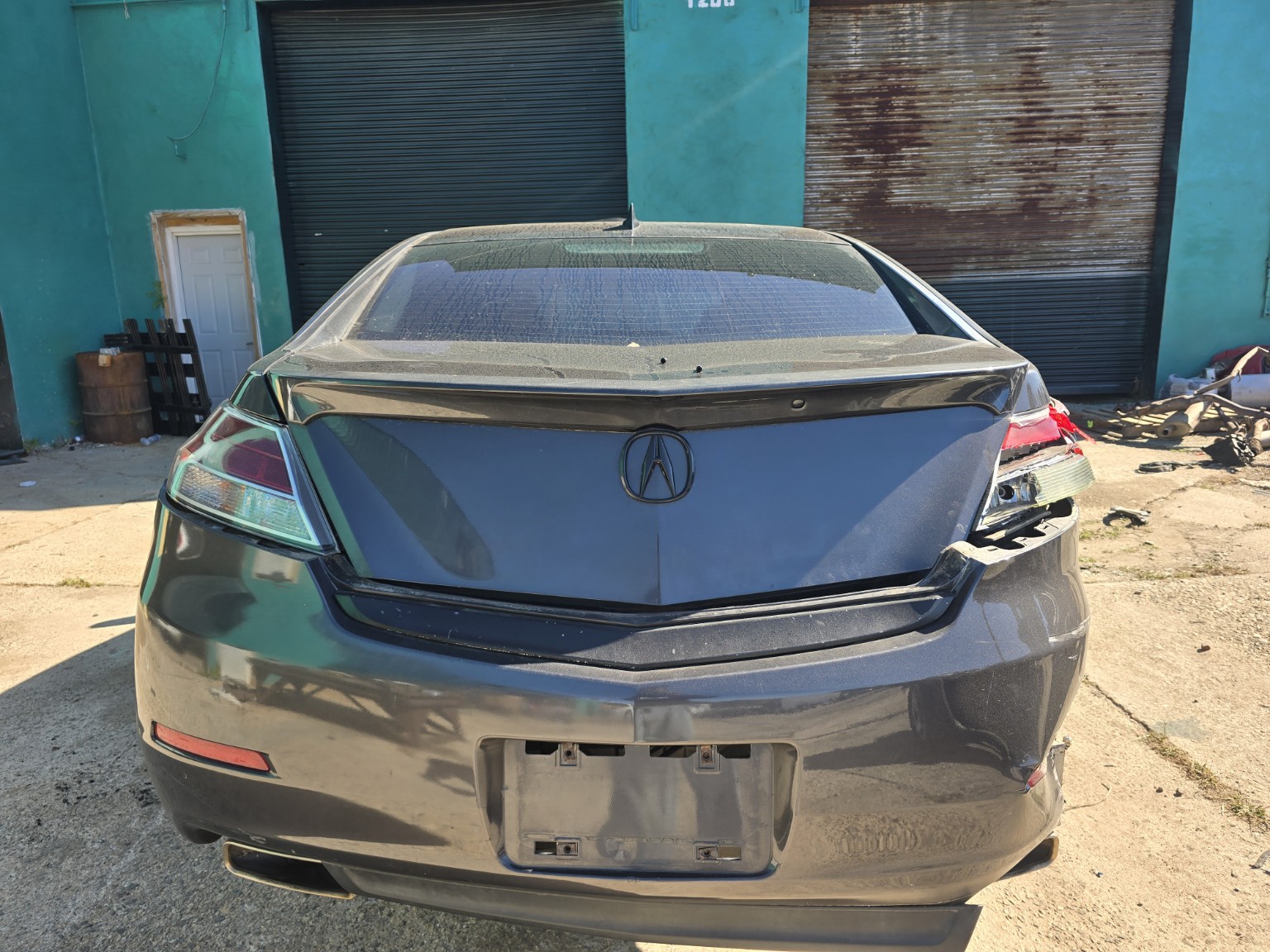 2013 Acura TL Rear bumper cover — repair candidate