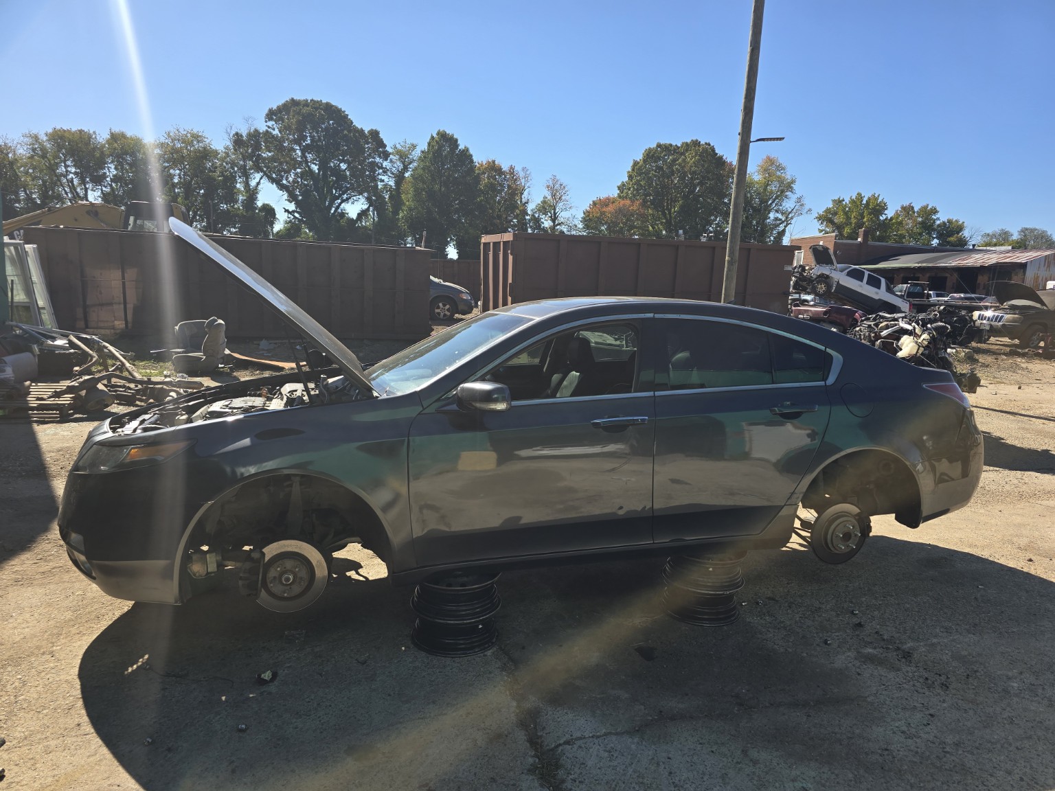 2013 Acura TL Left front door shell