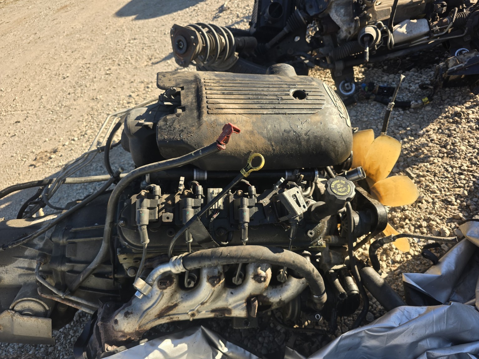 Original seller photo: avalanche engine side