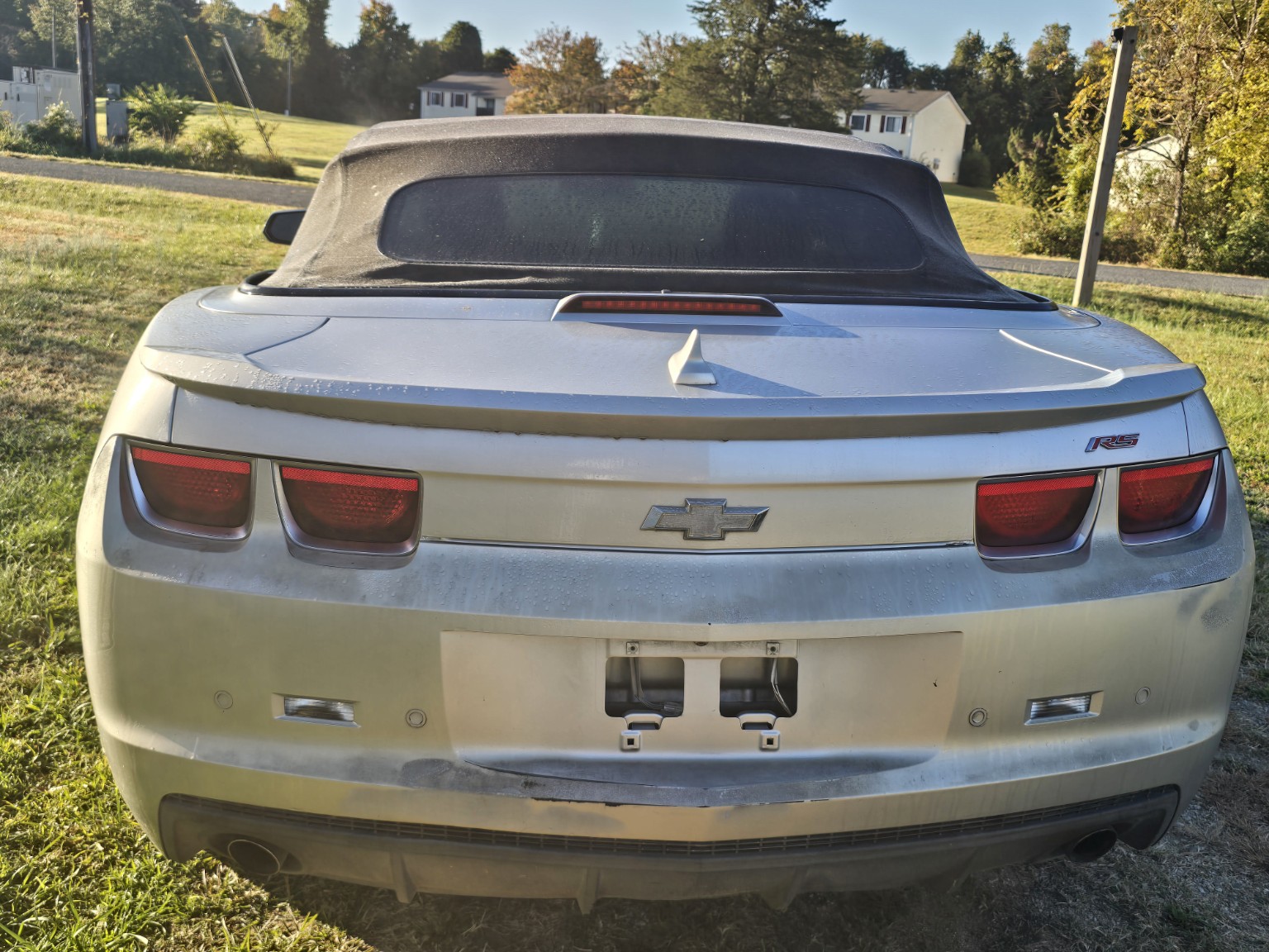 Actual Camaro seller photograph 3; visible condition and wear