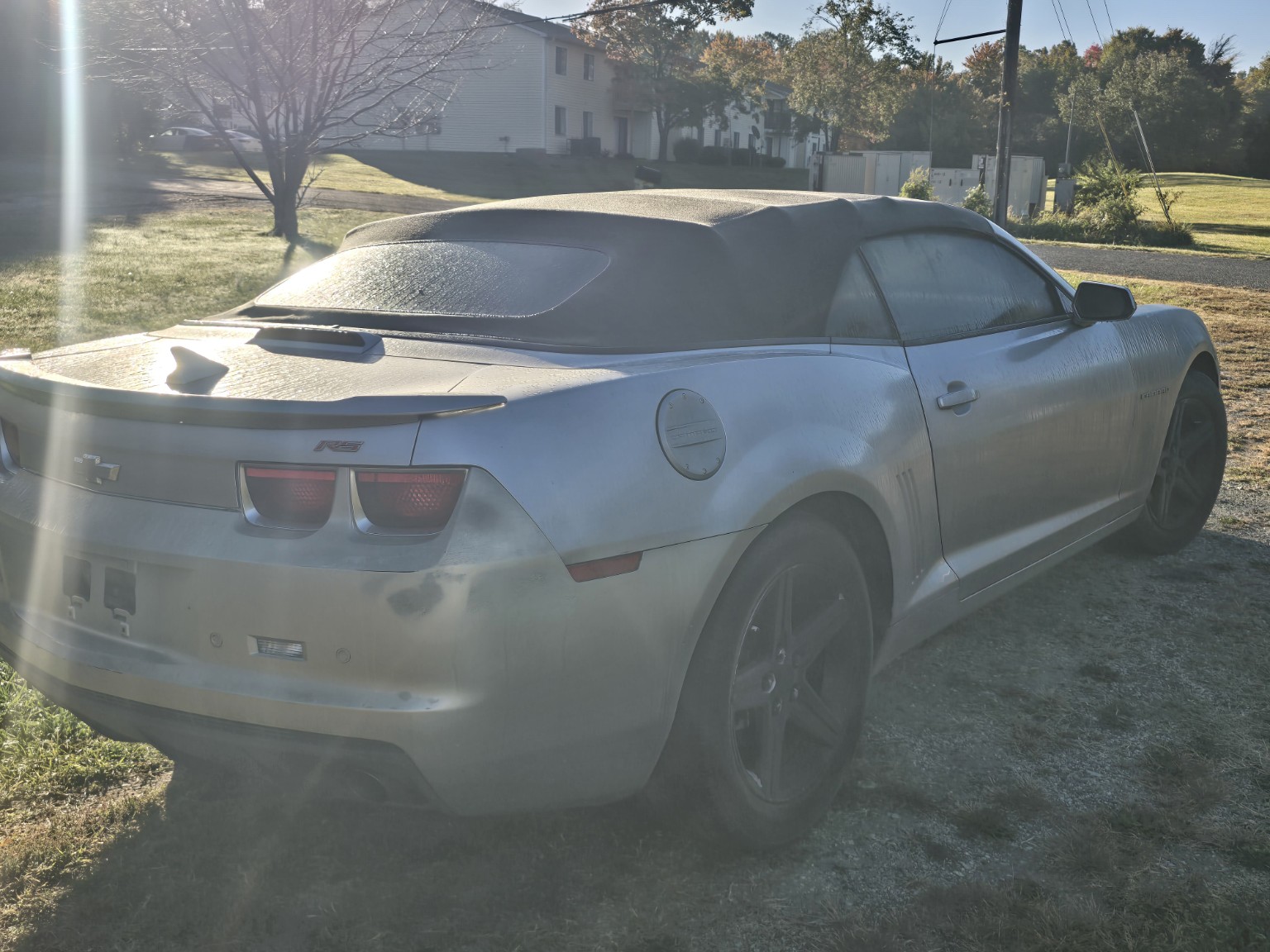 Actual Camaro seller photograph 4; visible condition and wear