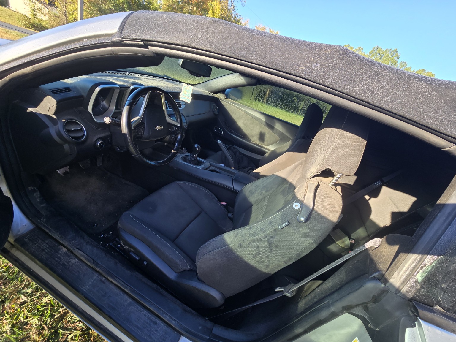 Actual Camaro seller photograph 8; visible condition and wear