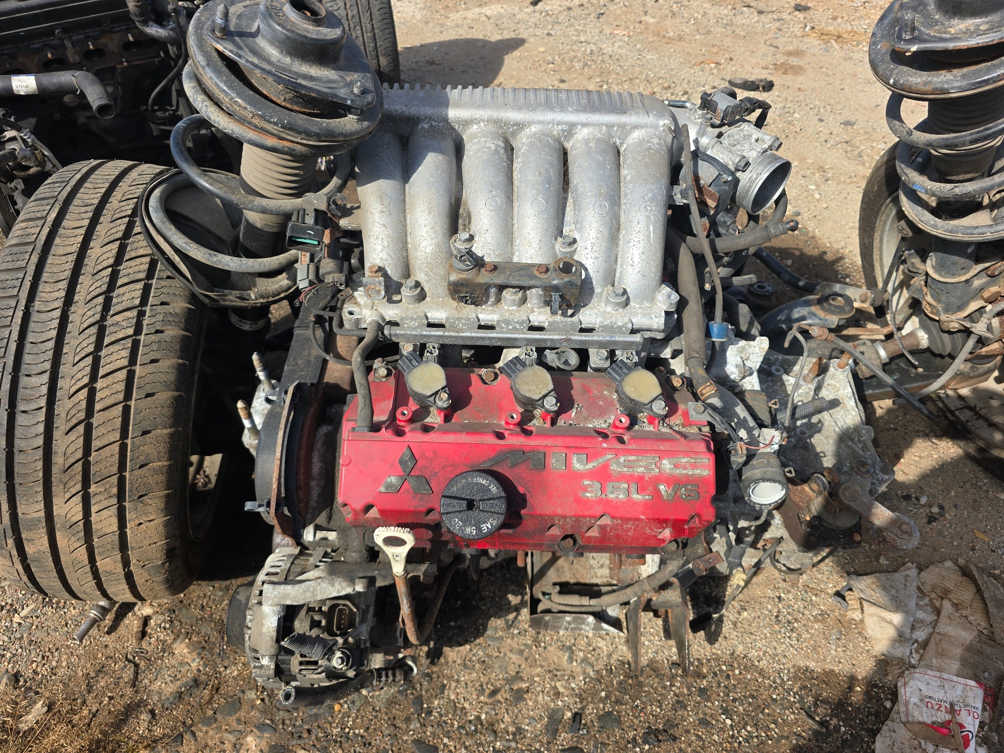 2007 Mitsubishi Eclipse GT 3.8L V6 6G75 MIVEC Engine Long Block