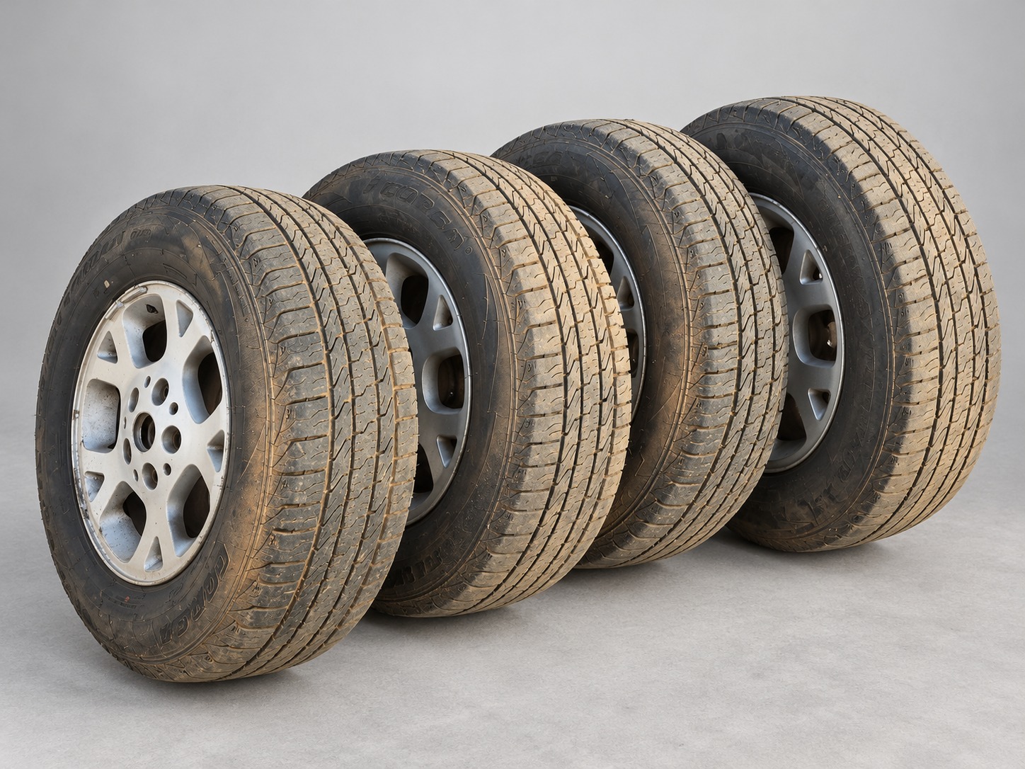Jeep Alloy Rims & Tires — Set of Four