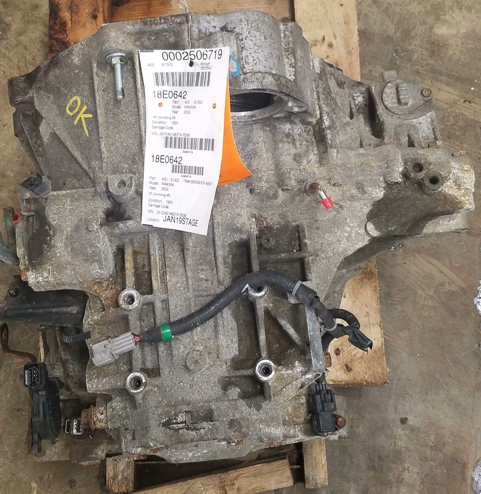 2003 Nissan Maxima Automatic Transmission